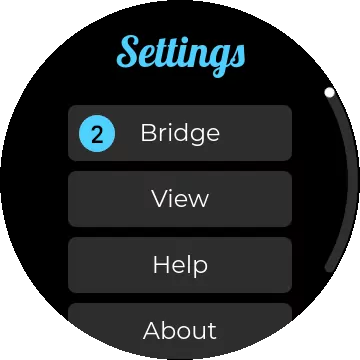 Settings Menu