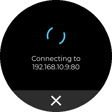 App is trying to connect to Hue Bridge