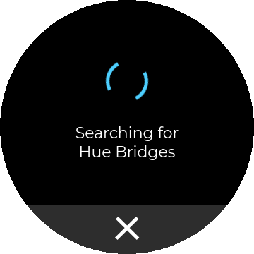 Searching for Philips Hue Bridge